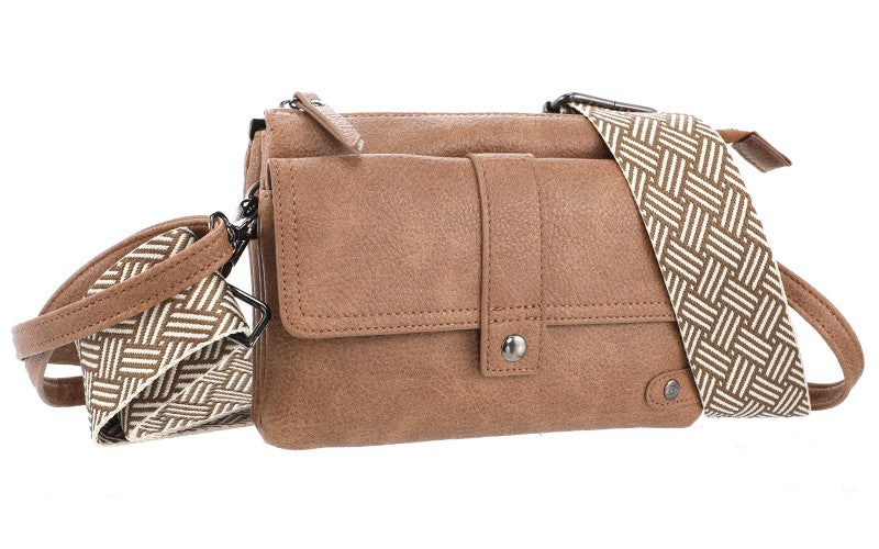 I'm Dutch telefoon/schoudertas Naarden camel