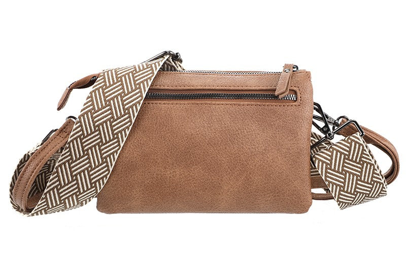 I'm Dutch telefoon/schoudertas Naarden camel