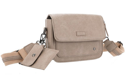 I'm Dutch schoudertasje Toulon taupe