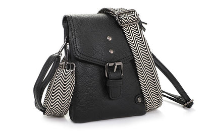 I'm Dutch telefoon/schoudertas Kansas black zwart