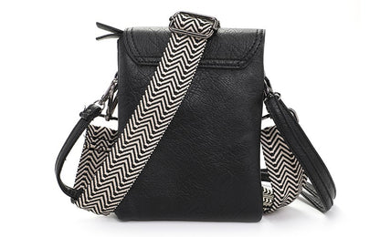 I'm Dutch telefoon/schoudertas Kansas black zwart