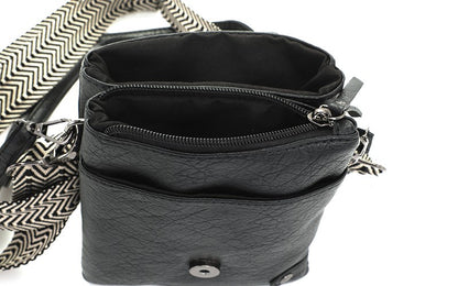 I'm Dutch telefoon/schoudertas Kansas black zwart