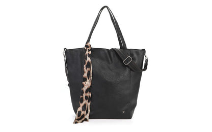 I'm Dutch schoudertas/shopper Macon black zwart