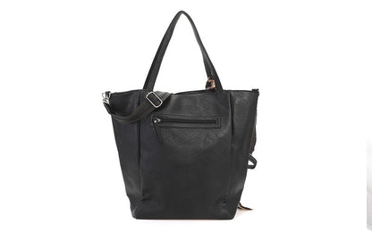 I'm Dutch schoudertas/shopper Macon black zwart