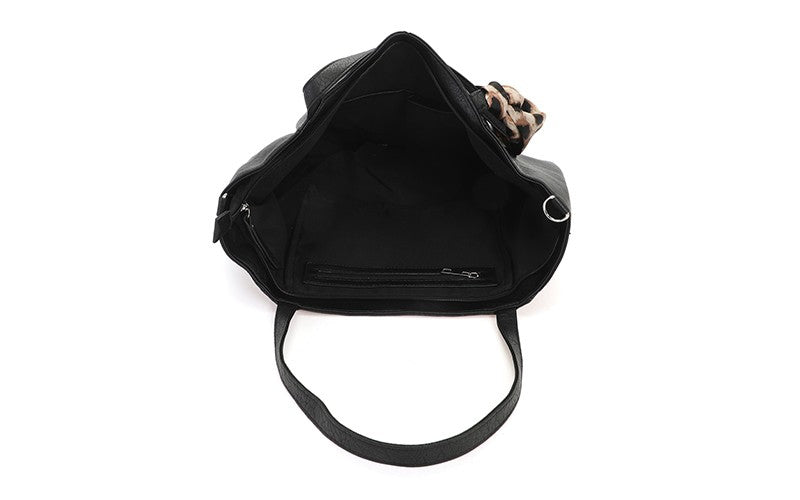 I'm Dutch schoudertas/shopper Macon black zwart