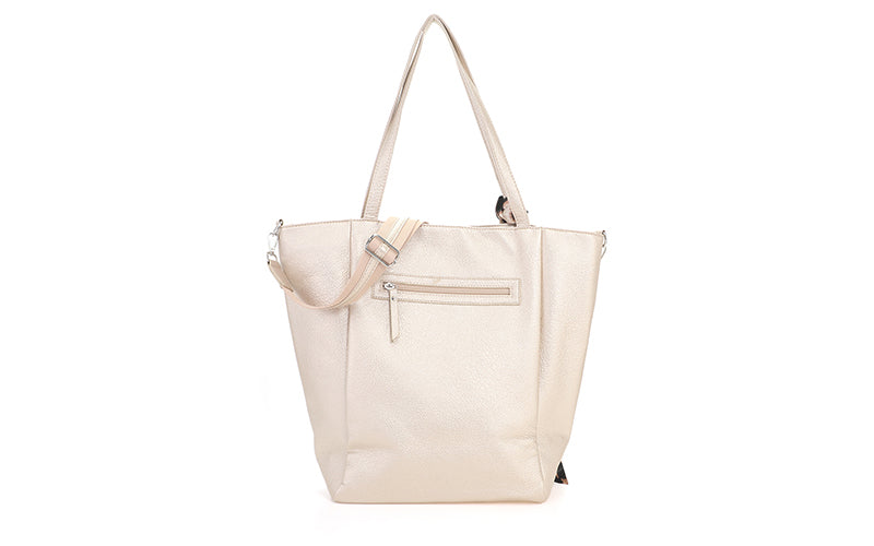 I'm Dutch schoudertas/shopper Macon champagne