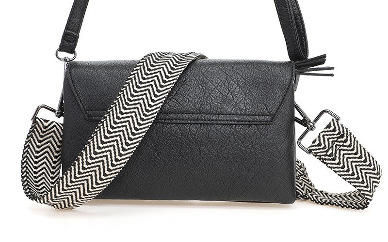 I'm Dutch schoudertas San Martin black zwart