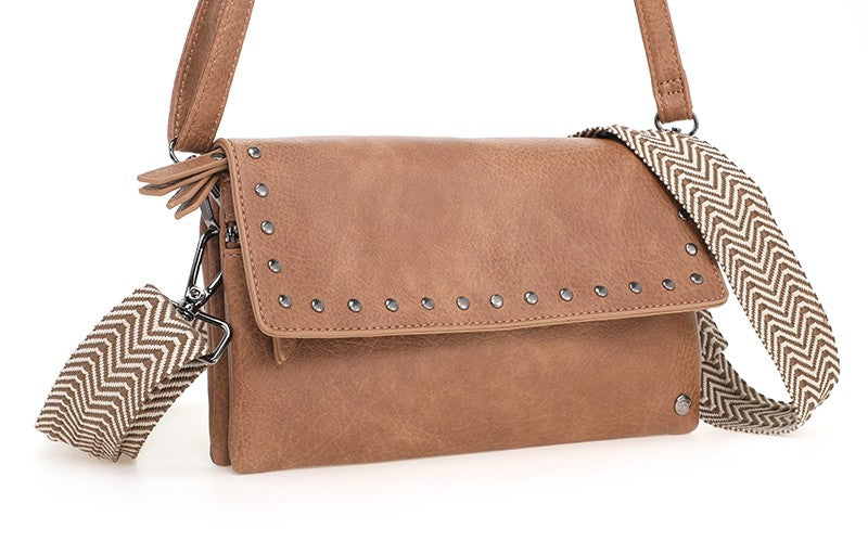 I'm Dutch schoudertas San Martin camel