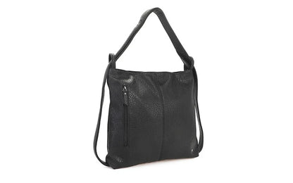 I'm Dutch rugzak/schoudertas Lugano zwart black