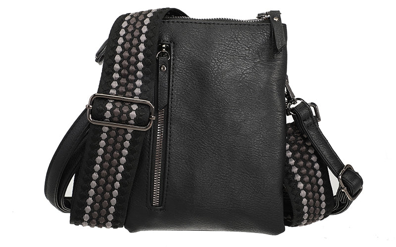 I'm Dutch telefoon/schoudertas Tyler black zwart