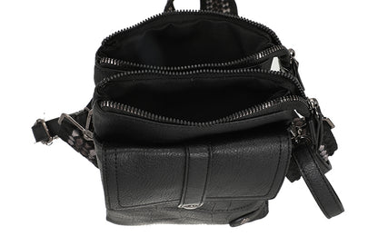 I'm Dutch telefoon/schoudertas Tyler black zwart