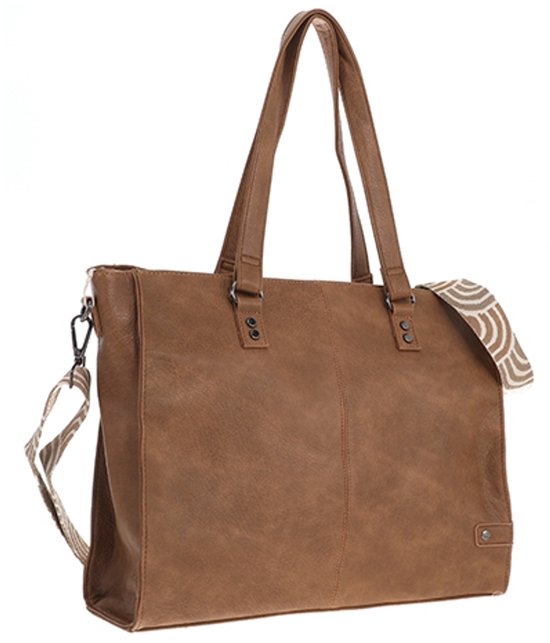 I'm Dutch schoudertas/shopper Veghel camel