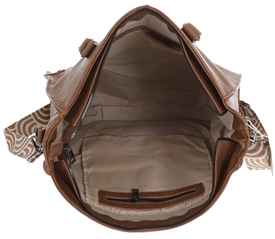I'm Dutch schoudertas/shopper Veghel camel
