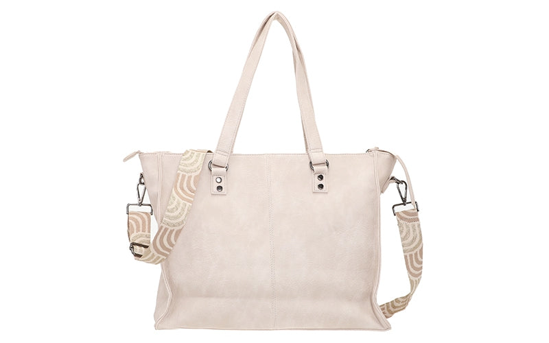 I'm Dutch schoudertas/shopper Veghel naturel
