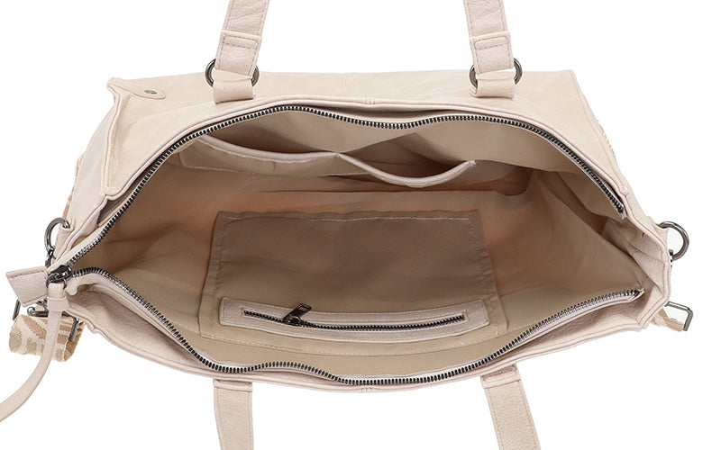 I'm Dutch schoudertas/shopper Veghel naturel