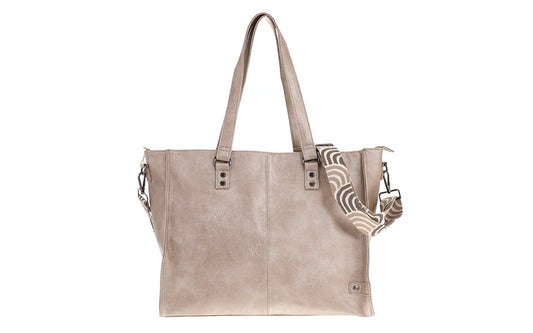 I'm Dutch schoudertas/shopper Veghel champagne