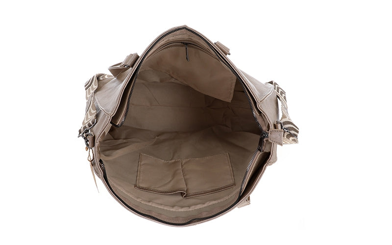 I'm Dutch schoudertas/shopper Veghel champagne