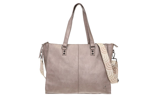 I'm Dutch schoudertas/shopper Veghel brons