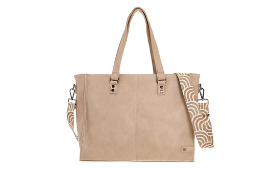 I'm Dutch schoudertas/shopper Veghel khaki