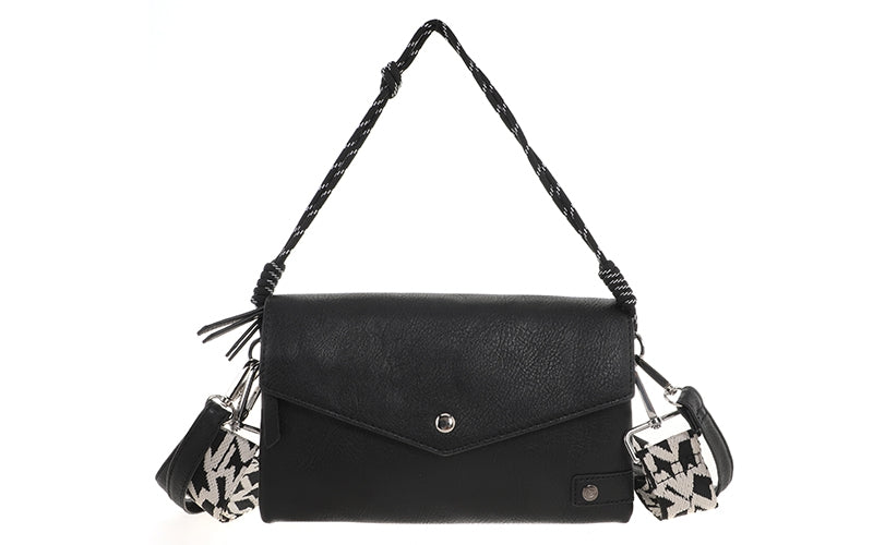 I'm Dutch crossbody schoudertas Stanfield black zwart