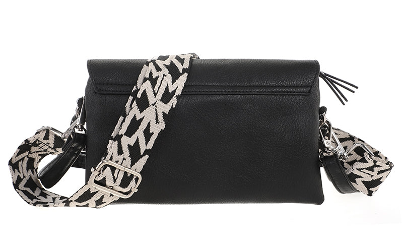 I'm Dutch crossbody schoudertas Stanfield black zwart