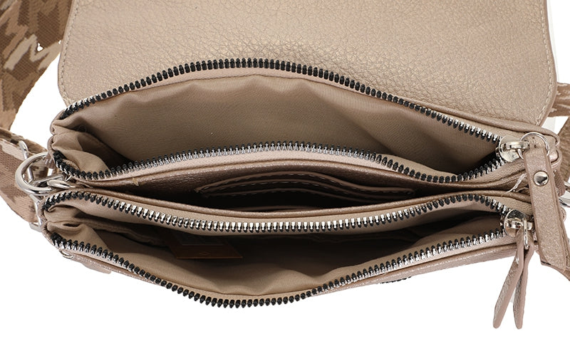 I'm Dutch crossbody schoudertas Stanfield naturel