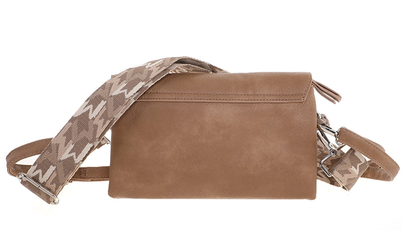 I'm Dutch crossbody schoudertas Stanfield camel