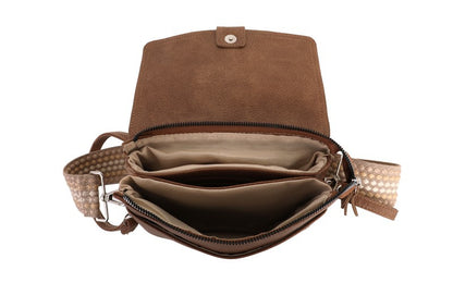 I'm Dutch schoudertas Weston camel