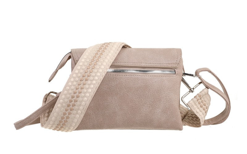 I'm Dutch schoudertas Weston light taupe
