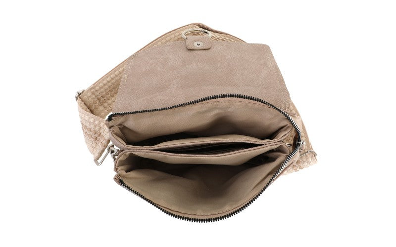 I'm Dutch schoudertas Weston light taupe