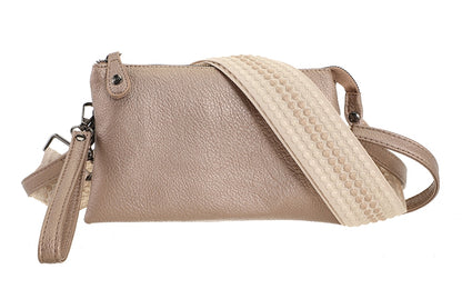 I'm Dutch dames- / schoudertasje New York brons PU leer 