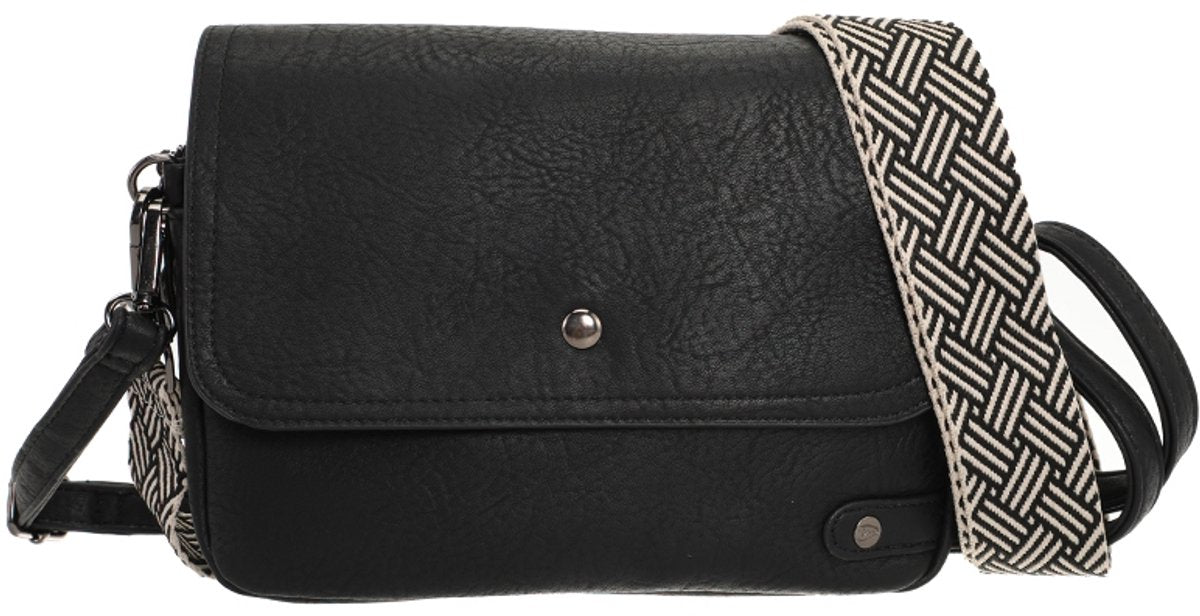 I'm Dutch schoudertas Rennes black zwart