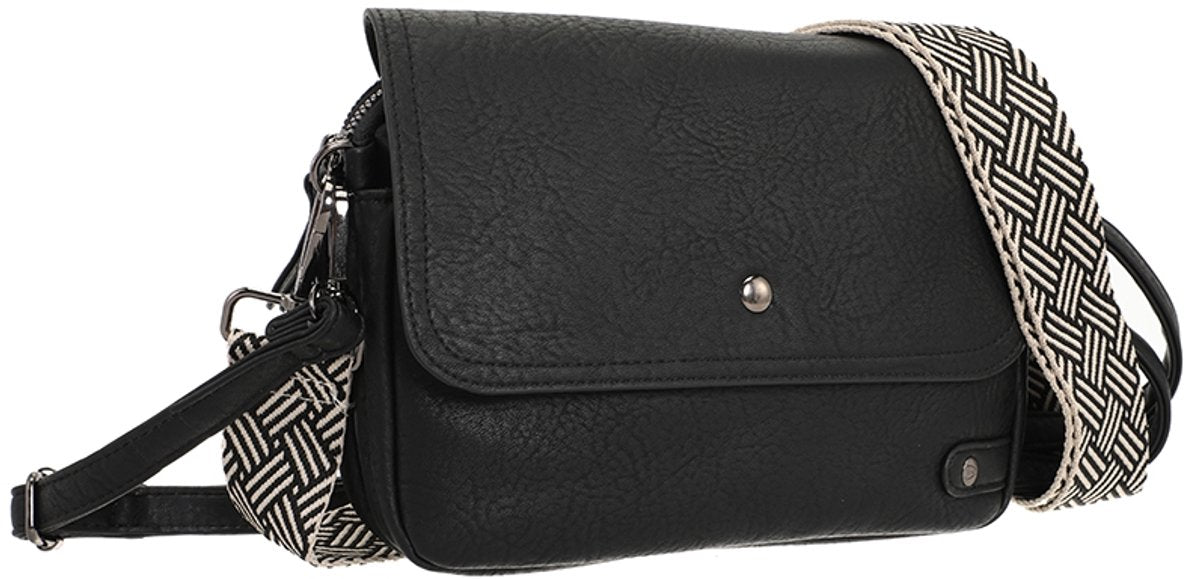 I'm Dutch schoudertas Rennes black zwart