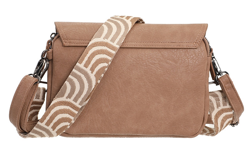 I'm Dutch schoudertas Rennes camel