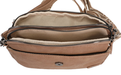 I'm Dutch schoudertas Rennes camel