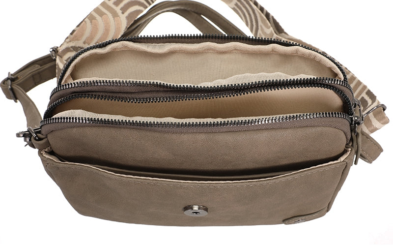 I'm Dutch schoudertas Rennes earth