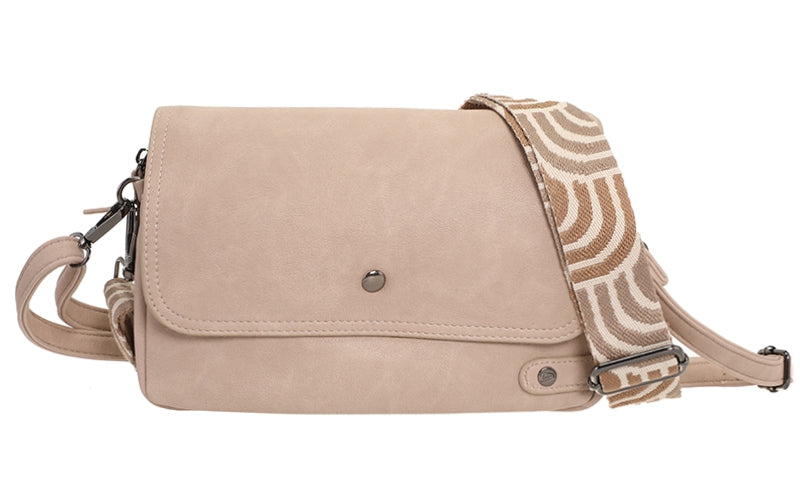 I'm Dutch schoudertas Rennes naturel