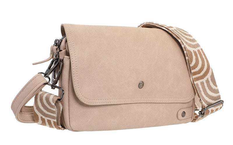 I'm Dutch schoudertas Rennes naturel