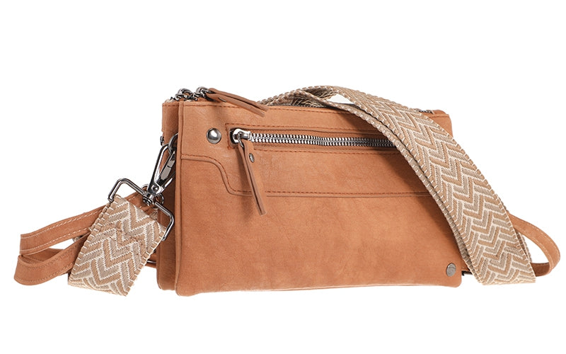 I'm Dutch schoudertasje San Leo camel