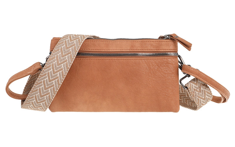 I'm Dutch schoudertasje San Leo camel