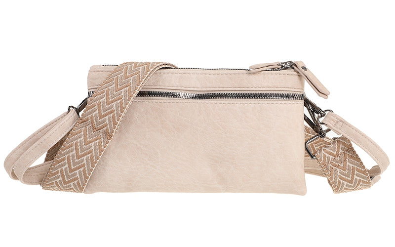 I'm Dutch schoudertasje San Leo naturel