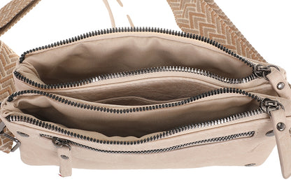 I'm Dutch schoudertasje San Leo naturel