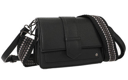 I'm Dutch schoudertas Rione black zwart