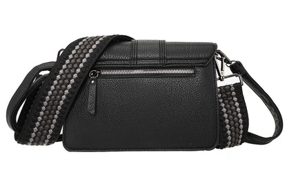 I'm Dutch schoudertas Rione black zwart