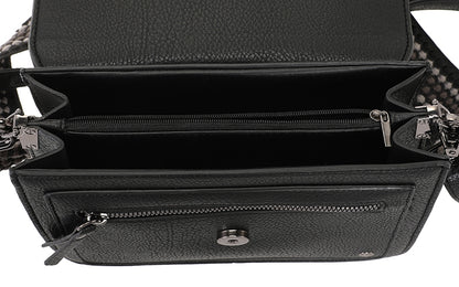 I'm Dutch schoudertas Rione black zwart