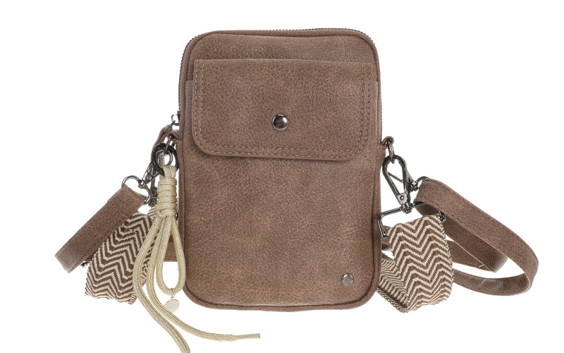 I'm Dutch telefoon/schoudertas Boston browny