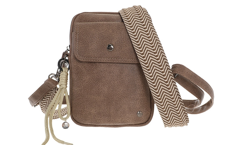 I'm Dutch telefoon/schoudertas Boston browny