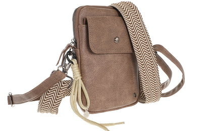 I'm Dutch telefoon/schoudertas Boston browny