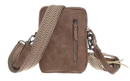 I'm Dutch telefoon/schoudertas Boston browny