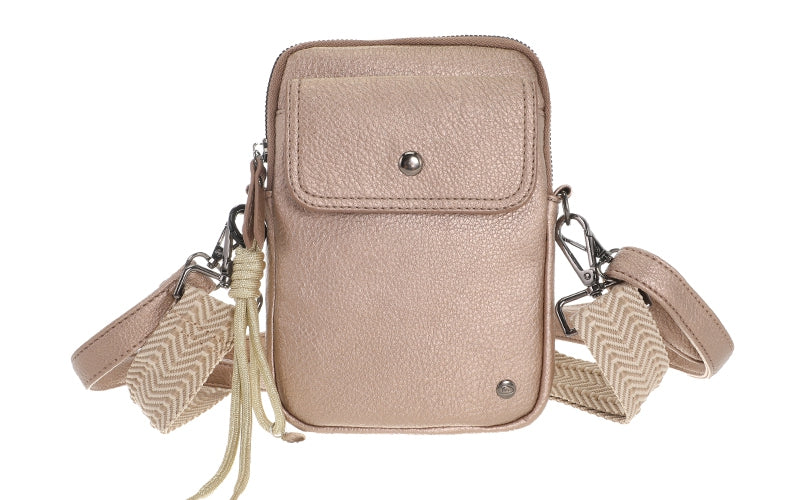 I'm Dutch telefoon/schoudertas Boston brons